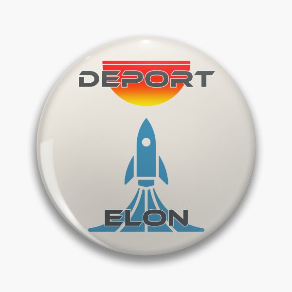 Vista previa del artículo con la obra «Deportar a Elon | Satírica retro vintage | Protesta contra Elon Musk», diseñado y vendido por 3MillsDesign.