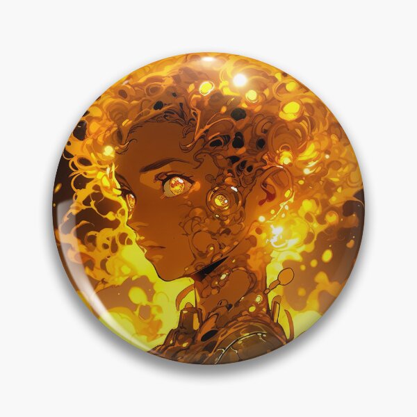 Item preview, Intense Molten Energy Anime Girl designed and sold by bubblegoth.