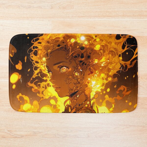 Item preview, Intense Molten Energy Anime Girl designed and sold by bubblegoth.