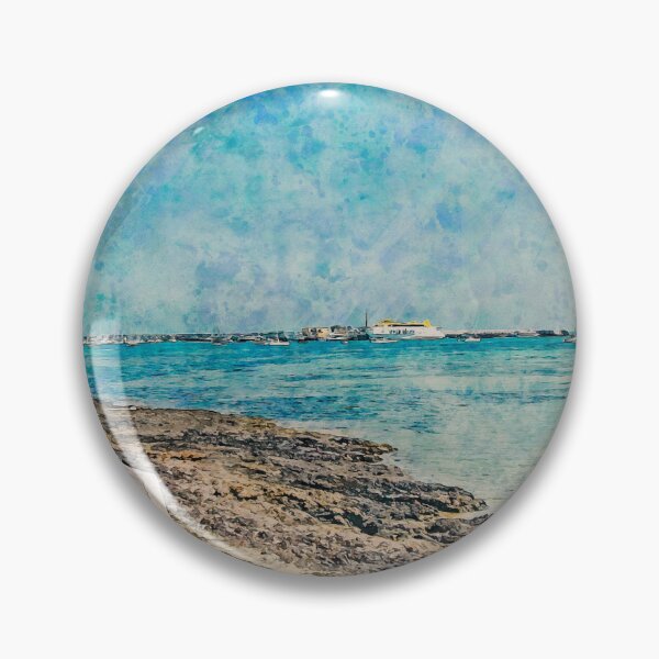 Item preview, Corralejo Fuerteventura Watercolour Effect Photo 6 designed and sold by GG WALL ART.