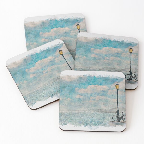 Item preview, Corralejo Fuerteventura Watercolour Effect Photo 7 designed and sold by GG WALL ART.