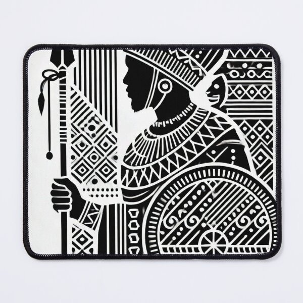 Item preview, Warrior's Grace: Intricate Tribal Line Art designed and sold by OandSDesigns23.