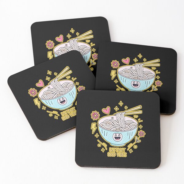 Item preview, Instant Good Vibes Noodles – Funny Kawaii Ramen Lover designed and sold by creativerooney.