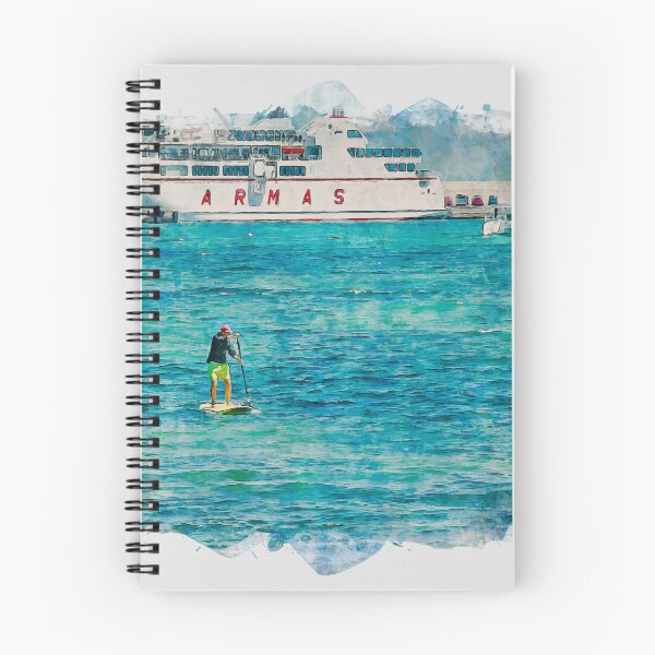 Item preview, Corralejo Fuerteventura Watercolour Effect Photo 9 designed and sold by GG WALL ART.