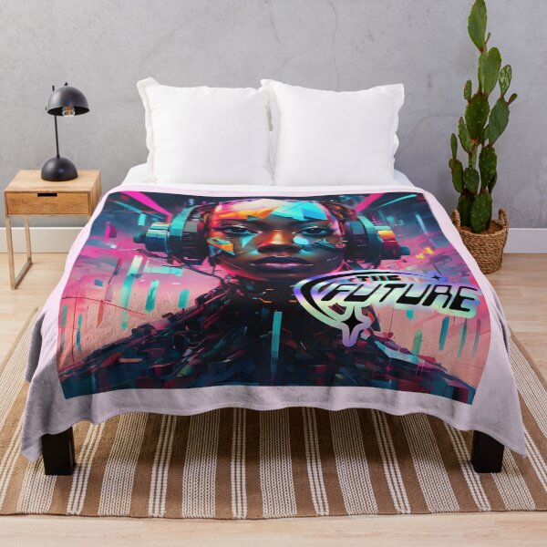 Item preview, Cybernetic Future – Futuristic Digital Art designed and sold by QPTheeArtist.