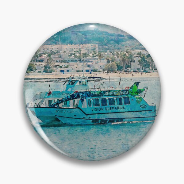 Item preview, Corralejo Fuerteventura Watercolour Effect Photo 8 designed and sold by GG WALL ART.