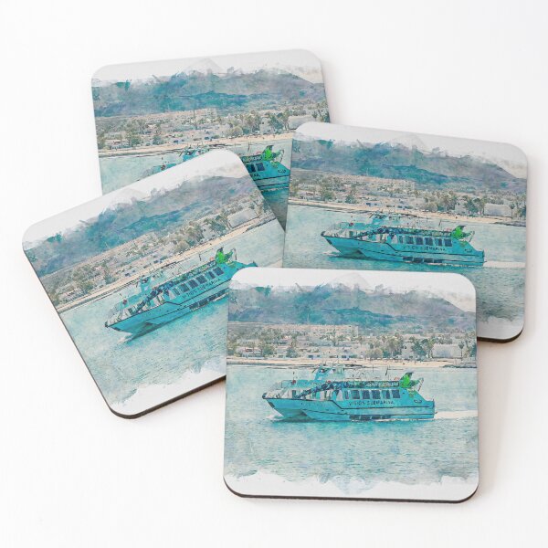 Item preview, Corralejo Fuerteventura Watercolour Effect Photo 8 designed and sold by GG WALL ART.