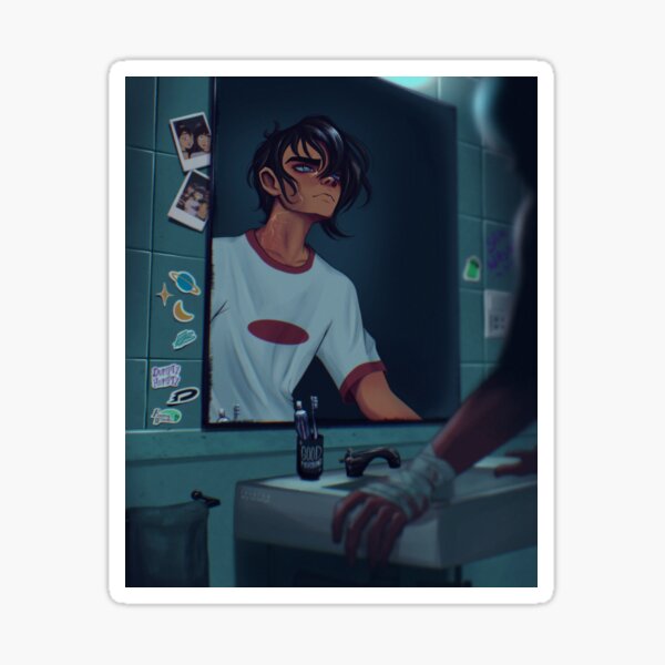 Vista previa del artículo con la obra «Reflexión de Danny», diseñado y vendido por PhanwBreakfast.