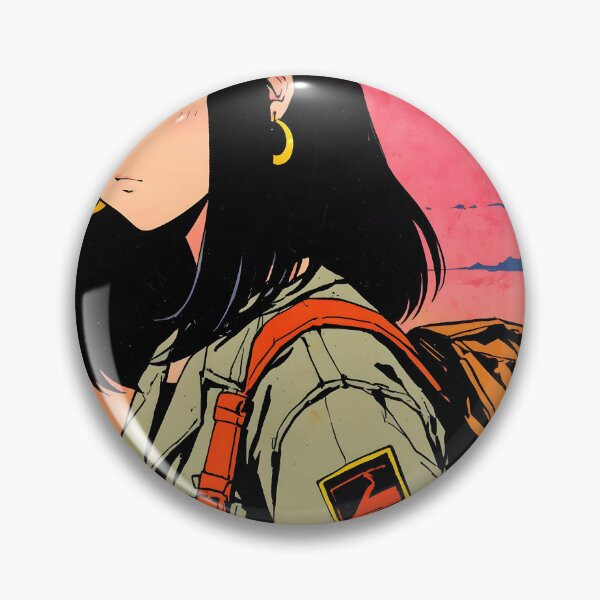 Item preview, Nouakchott Mauritania Retro Anime Girl 80s Vintage Travel designed and sold by Retro-Anime9.