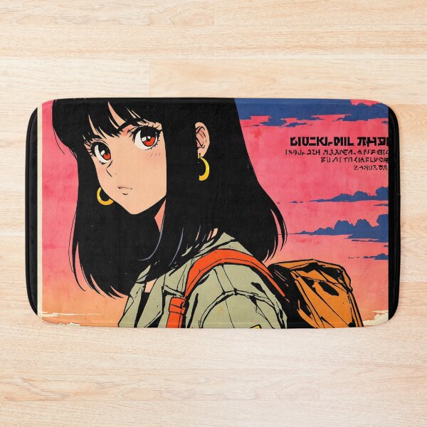 Item preview, Nouakchott Mauritania Retro Anime Girl 80s Vintage Travel designed and sold by Retro-Anime9.