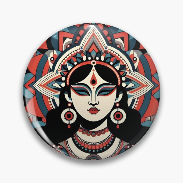 Item preview, Geometric Meditative Deity | Sacred Mandala Art | Spiritual Wall Decor designed and sold by InevitableAum.