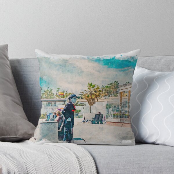 Item preview, Corralejo Fuerteventura Watercolour Effect Photo 11 designed and sold by GG WALL ART.