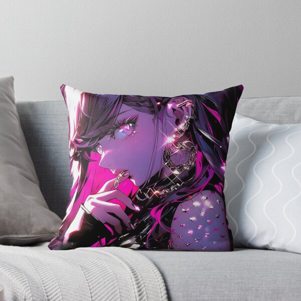 Item preview, Edgy Neon Goth Anime Girl designed and sold by bubblegoth.