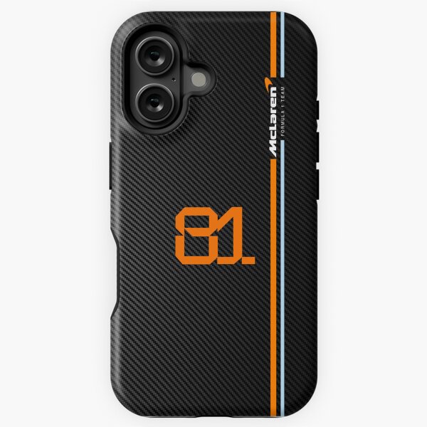 Item preview, F1 2025 Oscar Piastri carbon fibre Black and orange designed and sold by Pink Polar F1.