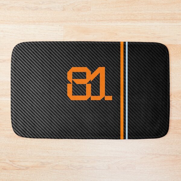 Item preview, F1 2025 Oscar Piastri carbon fibre Black and orange designed and sold by Pink Polar F1.