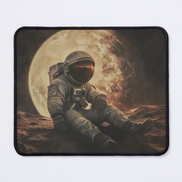 Item preview, Astronaut resting on a planet designed and sold by ModHaven.