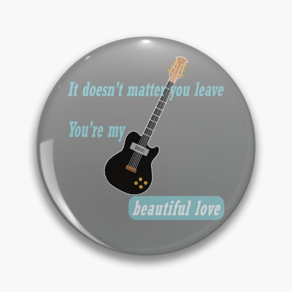 Item preview, Electric guitar with song lyrics designed and sold by GiCapgraphics.