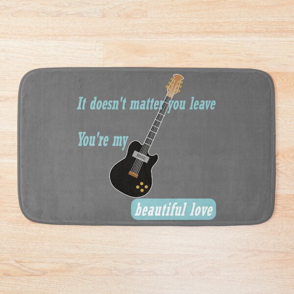 Item preview, Electric guitar with song lyrics designed and sold by GiCapgraphics.