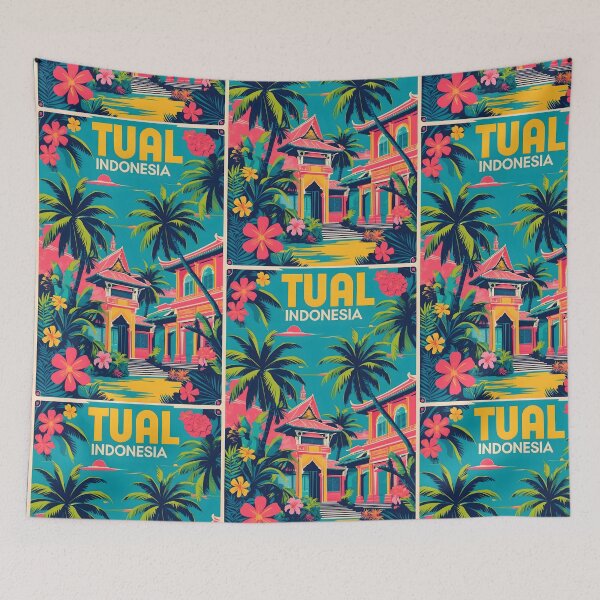Item preview, Tutorial de viajes vintage sobre turismo en Indonesia designed and sold by TravelersGems.