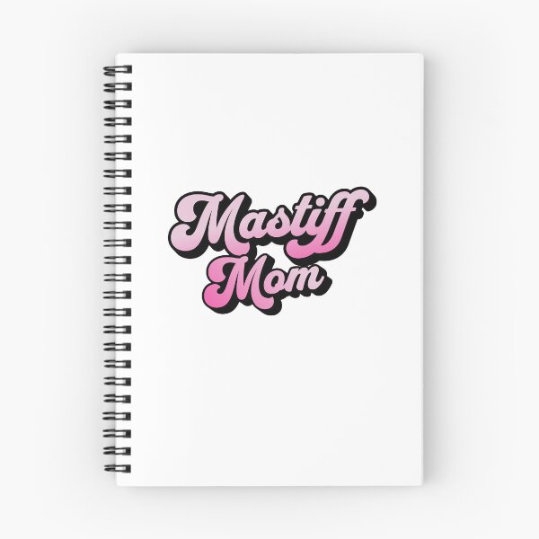 Item preview, Mastiff Mom Cute Pink Cursive Summer Gift designed and sold by Guarddogdrive.
