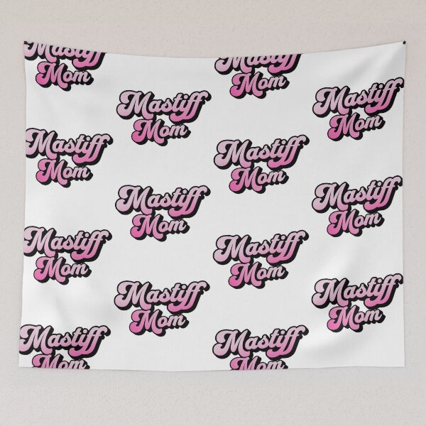 Item preview, Mastiff Mom Cute Pink Cursive Summer Gift designed and sold by Guarddogdrive.