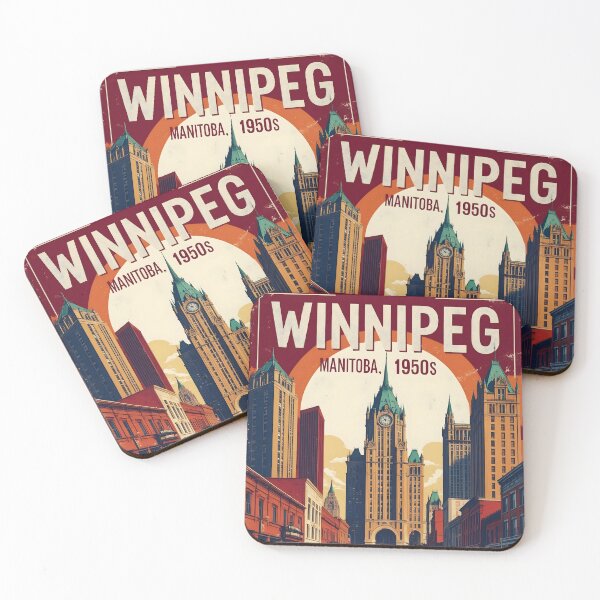 Item preview, Winnipeg Manitoba Canada 1950s Vintage Travel Tourism designed and sold by TravelersGems.