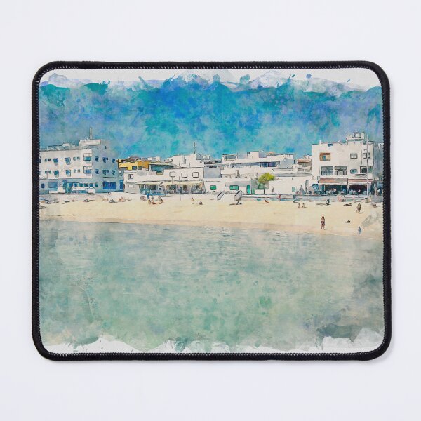 Item preview, Corralejo Fuerteventura Watercolour Effect Photo 12 designed and sold by GG WALL ART.