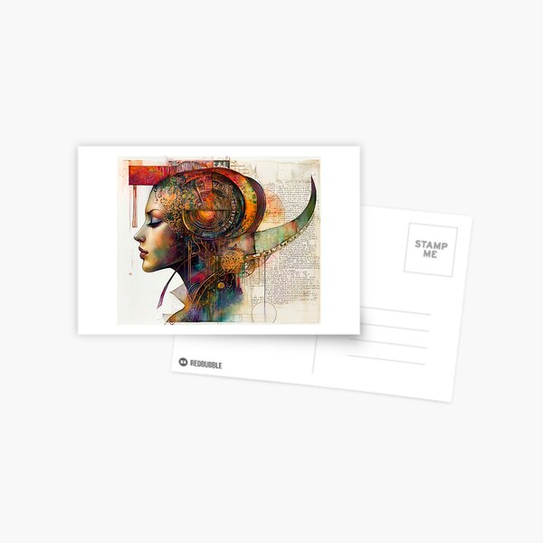 Item preview, Abstract Painting "Imagination1" designed and sold by Verademacedoart.
