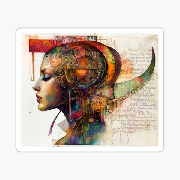 Item preview, Abstract Painting "Imagination1" designed and sold by Verademacedoart.
