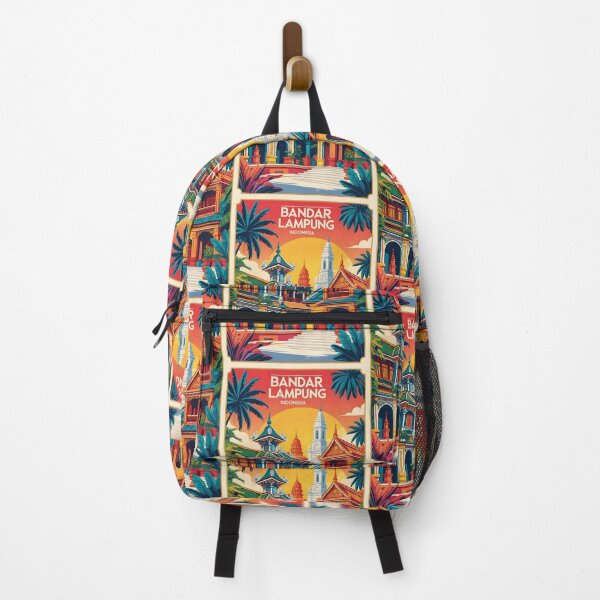 Item preview, Bandar Lampung Indonesia Vintage Travel Tourism designed and sold by TravelersGems.