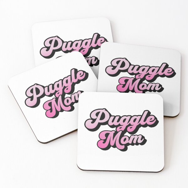 Item preview, Puggle Mom Cute Pink Cursive Summer Gift designed and sold by Guarddogdrive.