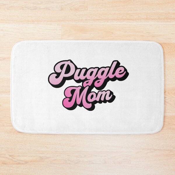 Item preview, Puggle Mom Cute Pink Cursive Summer Gift designed and sold by Guarddogdrive.