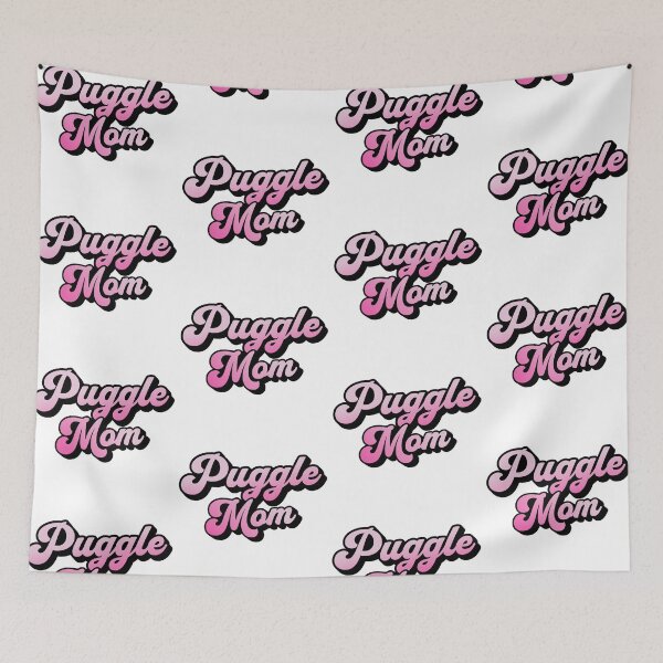 Item preview, Puggle Mom Cute Pink Cursive Summer Gift designed and sold by Guarddogdrive.