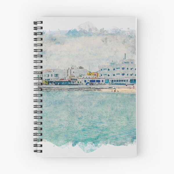 Item preview, Corralejo Fuerteventura Watercolour Effect Photo 15 designed and sold by GG WALL ART.