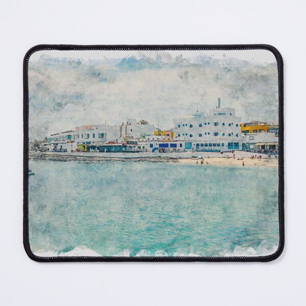 Item preview, Corralejo Fuerteventura Watercolour Effect Photo 15 designed and sold by GG WALL ART.