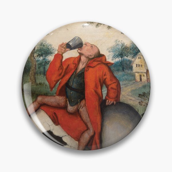 Item preview, Drunkard on an Egg by Peter Bruegel designed and sold by InnerCitadel.