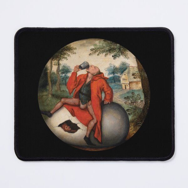 Item preview, Drunkard on an Egg by Peter Bruegel designed and sold by InnerCitadel.