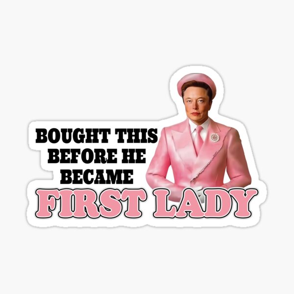 Artikel-Vorschau von Habe das gekauft, bevor er First Lady wurde. Anti-Elon-Meme, designt und verkauft von LydiaNXD1.