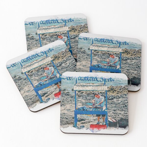 Item preview, Corralejo Fuerteventura Watercolour Effect Photo 16 designed and sold by GG WALL ART.
