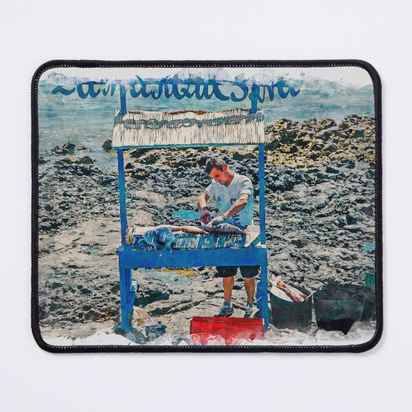 Item preview, Corralejo Fuerteventura Watercolour Effect Photo 16 designed and sold by GG WALL ART.