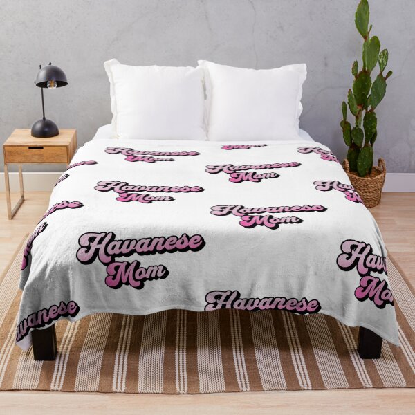 Item preview, Havanese Mom Pink Retro Cursive Summer Gift designed and sold by Guarddogdrive.