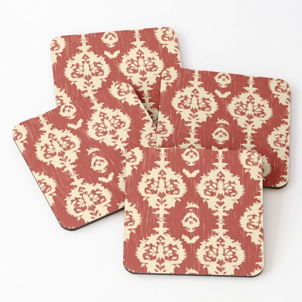 Item preview, Red IKAT pattern designed and sold by Raiserdesign33.