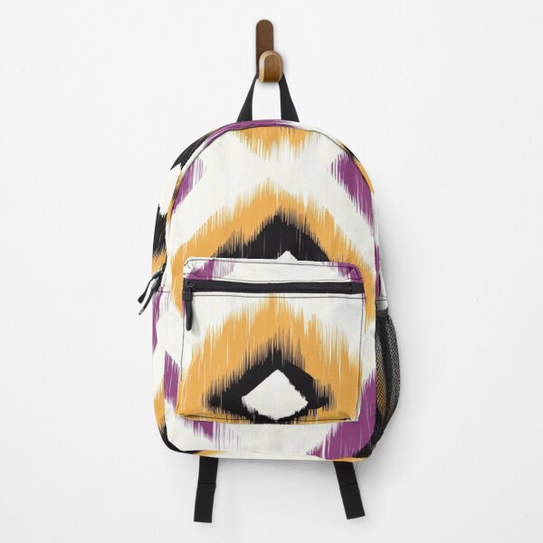 Item preview, Yellow and purple IKAT pattern designed and sold by Raiserdesign33.