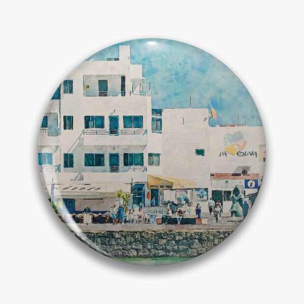 Item preview, Corralejo Fuerteventura Watercolour Effect Photo 17 designed and sold by GG WALL ART.