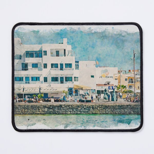 Item preview, Corralejo Fuerteventura Watercolour Effect Photo 17 designed and sold by GG WALL ART.