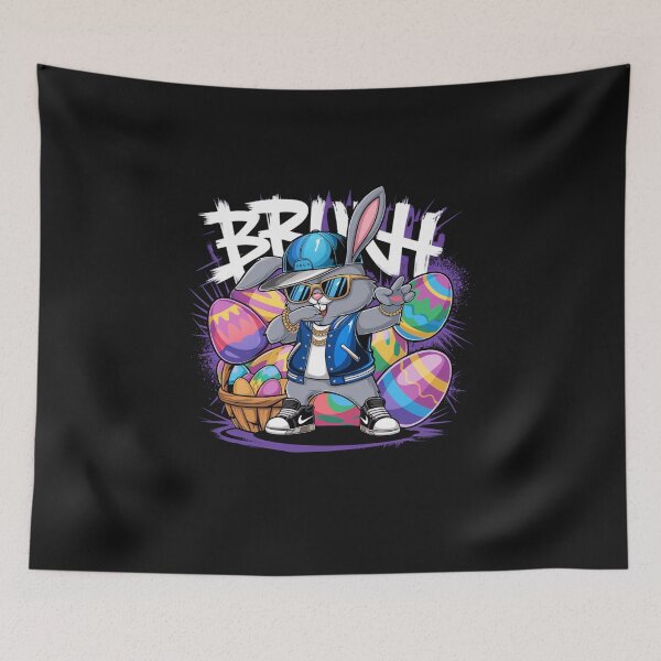Item preview, Bruh Bunny Dab Rabbit Dabbing Cool Easter Outfit for Boys & Men designed and sold by TalalosART.