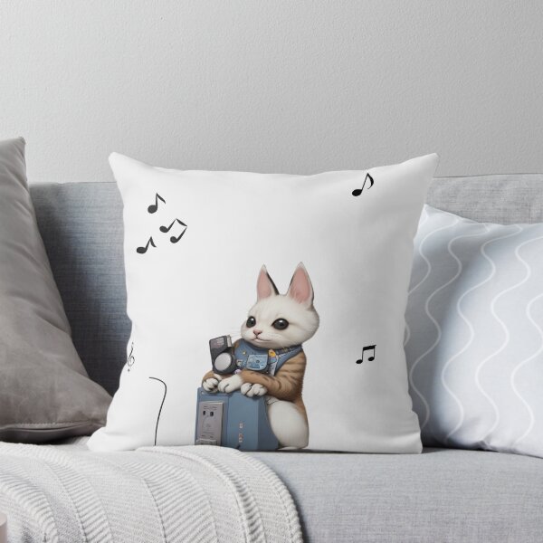 Item preview, Adorable animal escuchando música designed and sold by GrafiShop.