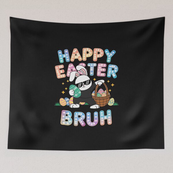 Item preview, Bruh Dabbing Bunny Easter Meme Funny Saying for Boys Men Kdis designed and sold by TalalosART.
