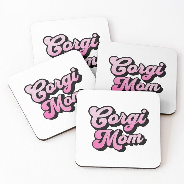 Item preview, Corgi Mom Cute Pink Cursive Summer Gift designed and sold by Guarddogdrive.