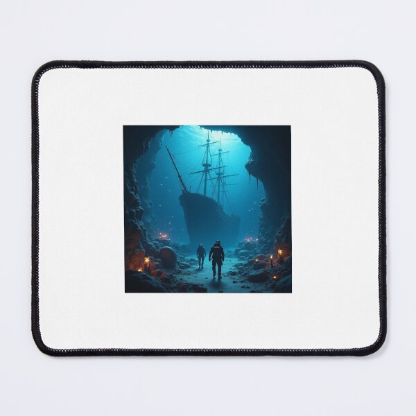 Item preview, Bioluminescent Abyss: Lost Realms Beneath the Waves designed and sold by Srahul.